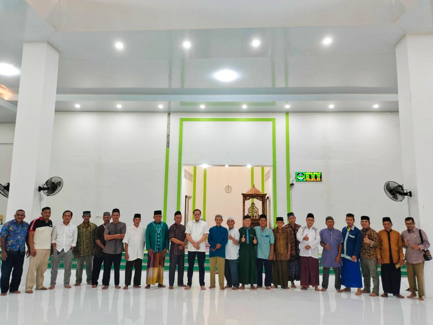 Reses Sultan Melvin di Masjid Nurul Huda Semparuk.