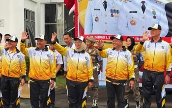 Pelepasan kontingen Porprov 2026 oleh KONI Kabupaten Mempawah.