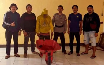 Pelaku pencurian onderdil motor di Sungai Batang, Kecamatan Sungai Pinyuh, Kabupaten Mempawah ditangkap.