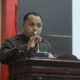 Anggota DPRD Kabupaten Sambas dari Fraksi Demokrat, Elfan Salambia, S.Sos.I., dalam agenda penyampaian pendapat akhir fraksi pada Rapat Paripurna DPRD Kabupaten Sambas, Kamis (24/9/2026).